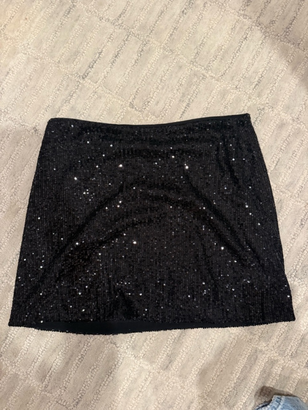Banana Republic Black Sequin Mini Skirt